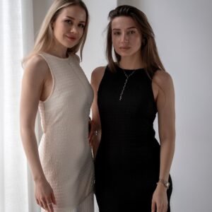 Сукня максі жіноча з бахромою відкрита спина